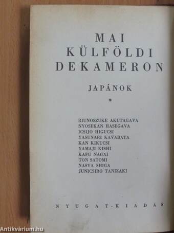 Mai japán dekameron