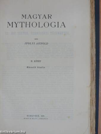 Magyar Mythologia I-II.