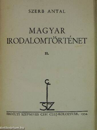 Magyar irodalomtörténet I-II.