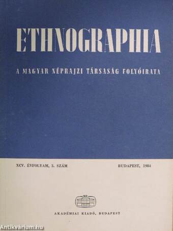 Ethnographia 1984/3.