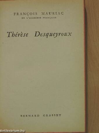 Thérése Desqueyroux