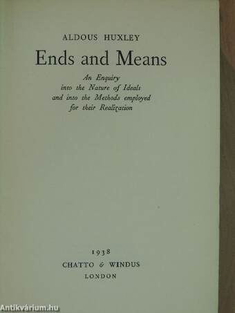 Ends and Means