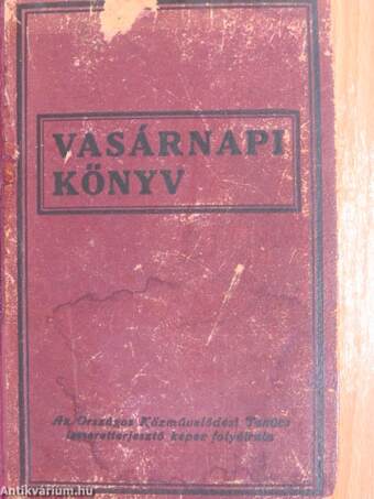 Vasárnapi Könyv 1933. (nem teljes évfolyam)