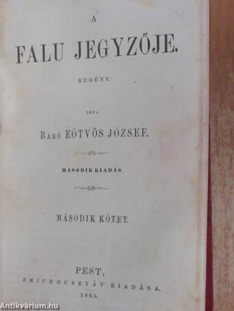 A falu jegyzője I-III.