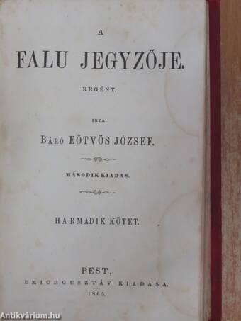 A falu jegyzője I-III.