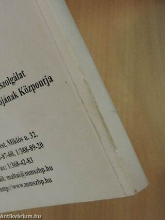 Beszámoló a Magyar Máltai Szeretetszolgálat Közép-Magyarországi régiójának 2004. évi tevékenységéről