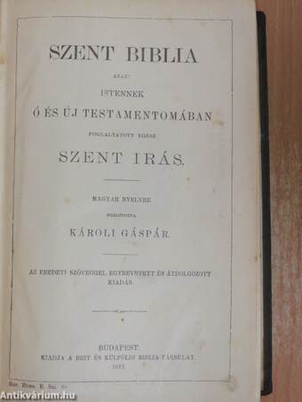 Szent Biblia