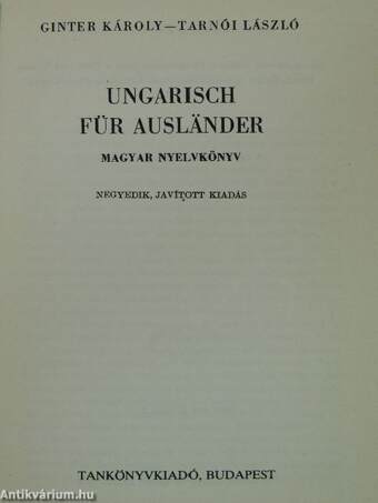 Ungarisch für Ausländer