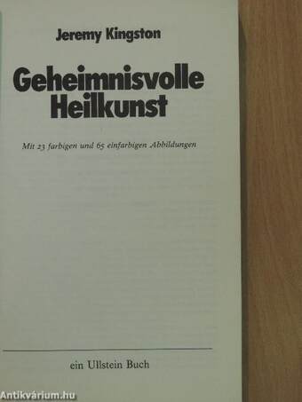 Geheimnisvolle Heilkunst