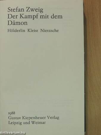 Der Kampf mit dem Dämon