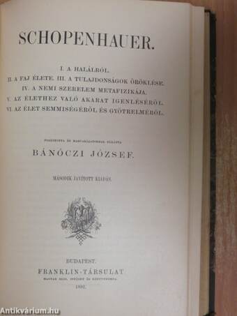 Descartes/Schopenhauer/Hume/Francziaország klasszikus filozófusai