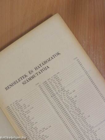 Törvények és rendeletek hivatalos gyűjteménye 1965.