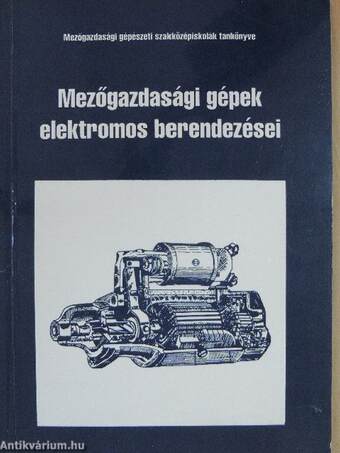 Mezőgazdasági gépek elektromos berendezései