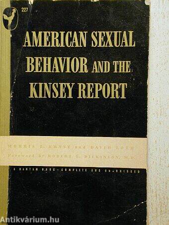 American Sexual Behavior and the Kinsey Report