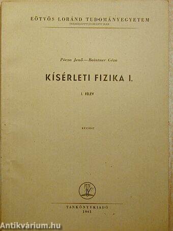 Kísérleti fizika I.