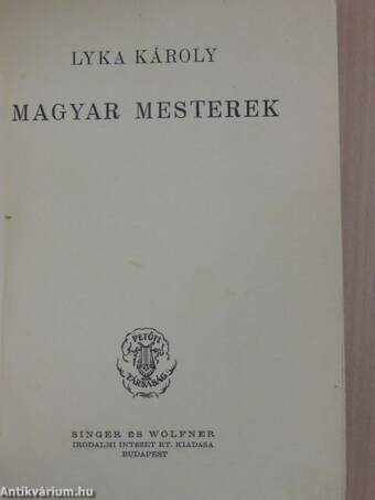 Magyar mesterek