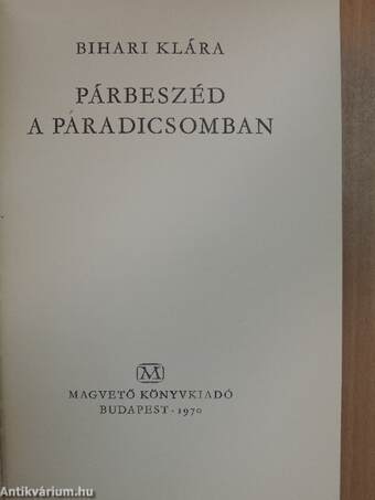 Párbeszéd a paradicsomban