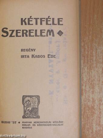 Kétféle szerelem