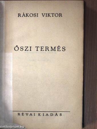 Őszi termés