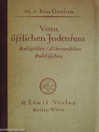 Vom Östlichen Judentum