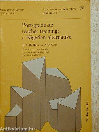 Post-graduate teacher training: A Nigerian alternative