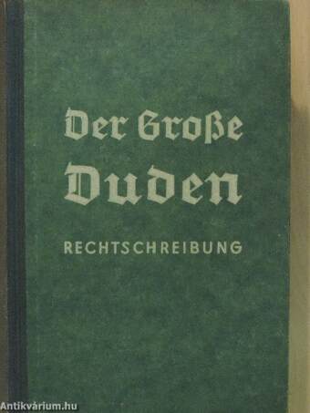 Der Große Duden (gótbetűs)