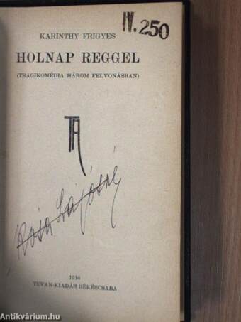 Holnap reggel