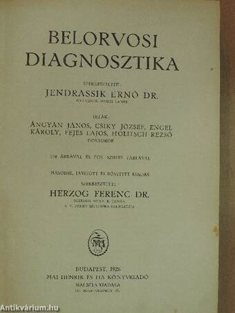 Belorvosi diagnosztika