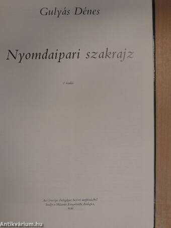 Nyomdaipari szakrajz