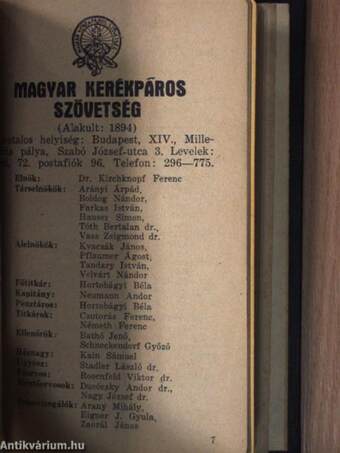 Nagybudapest hivatali útmutató ezelőtt közigazgatási rendőr útmutató 1941/Kerékpárosok zsebkönyve