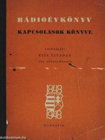 Rádióévkönyv kapcsolások könyve 1948