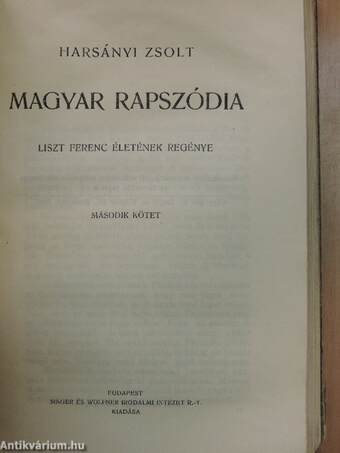 Magyar rapszódia I-IV.