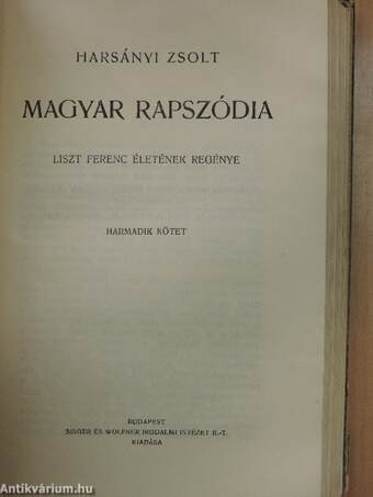 Magyar rapszódia I-IV.