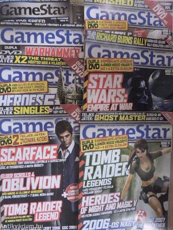 GameStar 2006. (nem teljes évfolyam) - 7 DVD-vel 