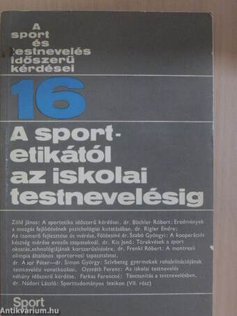 A sportetikától az iskolai testnevelésig