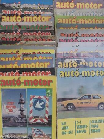 Autó-Motor 1980. január-december/Autó-Motor Magazin '80 nyár