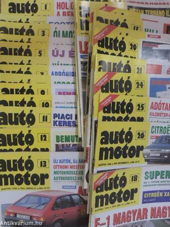 Autó-Motor 1993. (nem teljes évfolyam)