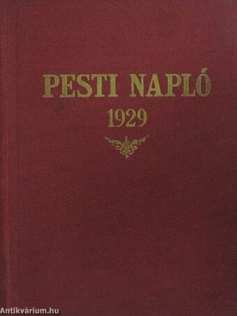 Pesti Napló Képes Műmelléklet 1929. január-december