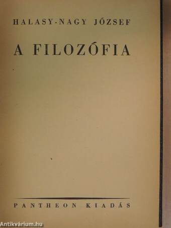 A filozófia