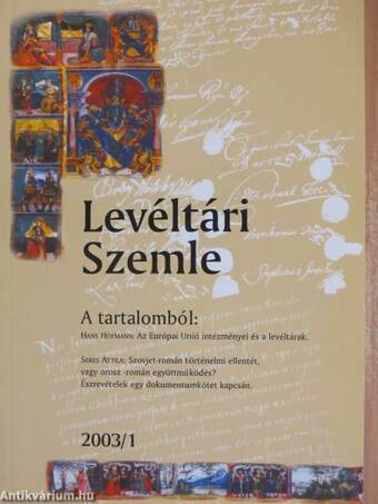 Levéltári Szemle 2003/1-4.