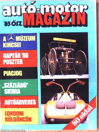 Autó-Motor 1985. január-december/Autó-Motor Magazin 1985. nyár, ősz