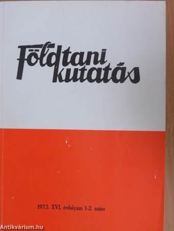 Földtani Kutatás 1973/1-2.