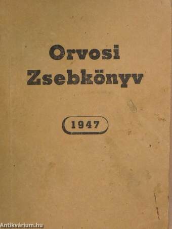 Orvosi Zsebkönyv 1947