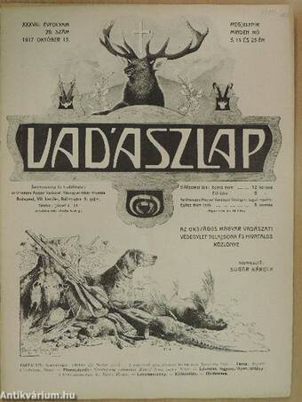 Vadászlap 1917. október 15.