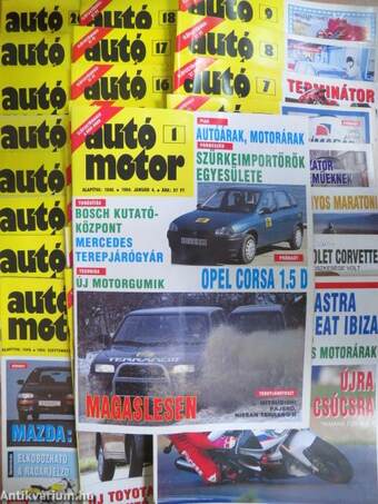 Autó-Motor 1994. (nem teljes évfolyam)