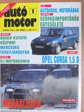 Autó-Motor 1994. (nem teljes évfolyam)