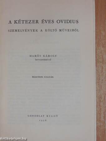 A kétezer éves Ovidius