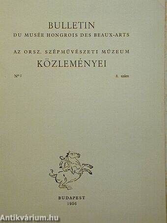 Bulletin du Musée Hongrois des Beaux-Arts 8.