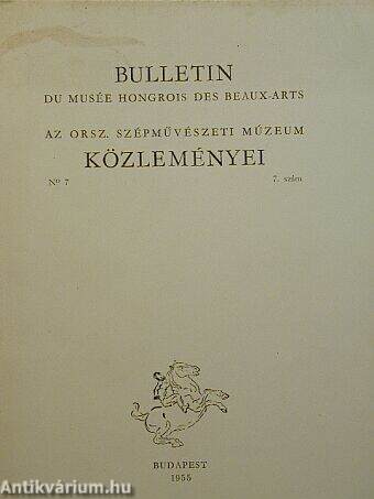 Bulletin du Musée Hongrois des Beaux-Arts 7.