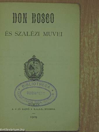 Don Bosco és Szalézi Művei